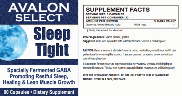 Sleep Tight Capsule Ingredients